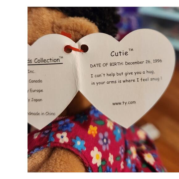 TY Beanie Kids Collection CUTIE December 26 1996 Retired - Picture 3 of 3